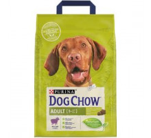 СУХОЙ КОРМ ДЛЯ СОБАК DOG CHOW ADULT (ЯГНЕНОК), 2.5 КГ