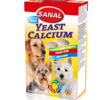 Пивные дрожжи с кальцием SANAL Dog Yeast-Calcium 100g