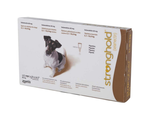 Stronghold для собак 5,1-10,0 кг (1пипетка)