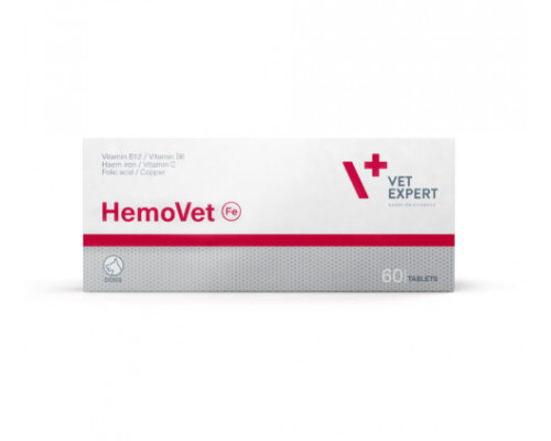 VetExpert HemoVet, пищевая добавка для собак, 60 таблеток