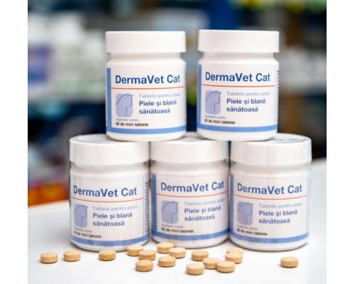 VetExpert Dermavet cat 90 mini tablete