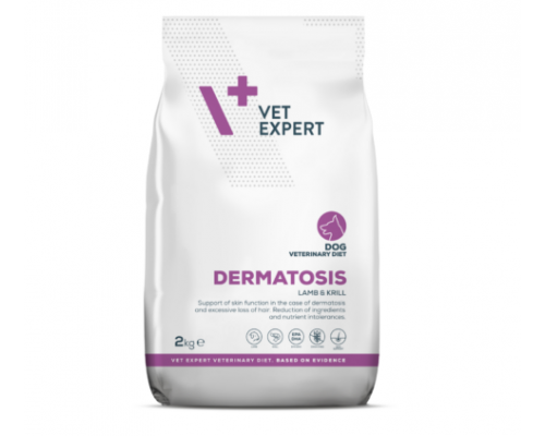 Vet Expert Dermatosis Dog Lamb, ветеринарная диета для собак, 2 кг