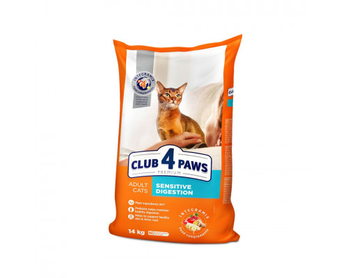 Club 4 Paws Сухой корм для взрослых кошек с чувствительным пищеварением Развес (KG)