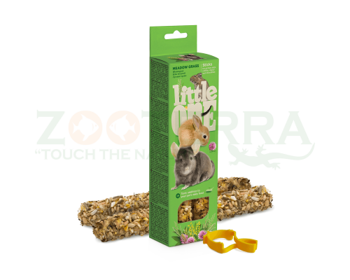 Little One Sticks для морских свинок, кроликов, дегу и шиншилл с луговыми травами 2x55 g
