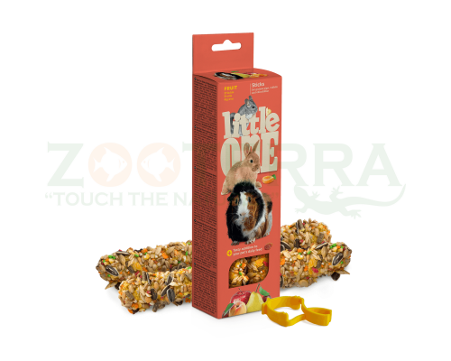 Little One Sticks для морских свинок, кроликов и шиншилл с фруктами 2x60 g