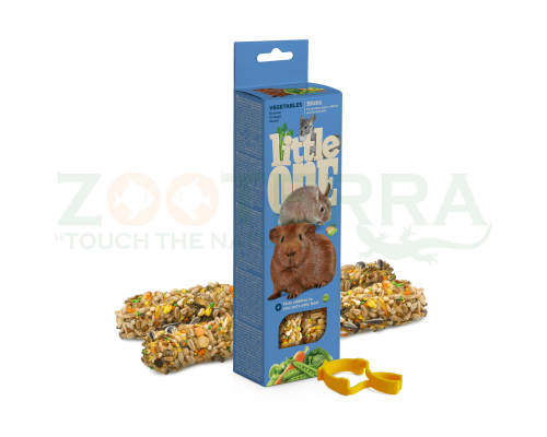 Little One Sticks для морских свинок, кроликов и шиншилл с овощами 2x60 g