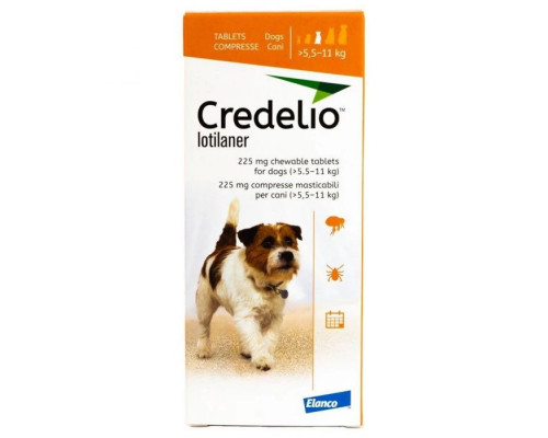 CREDELIO 225mg caini 5.5-11kg 3tb PORTOCALIU