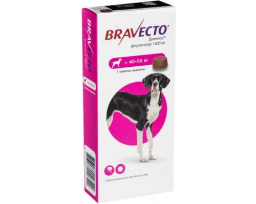 Bravecto Таблетки для собак от 40 до 56 кг