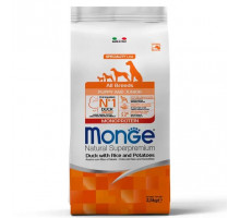 MONGE DRY DOG ALL BREED PUPPY Duck/Rice/Potatoes 2,5kg