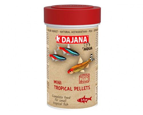 Dajana Mini Tropical pellets, 250мл, (28069)
