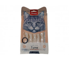 WANPY Кремовое лакомство с тунцом и лососем, для кошек, 70г, 5шт, (40021)