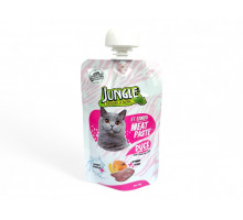 JUNGLE Мясная паста с уткой, для кошек, 90г, (40068)