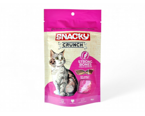 SNACKY Печенье для кошек, с курицей, с витаминами, 