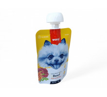 WANPY Мясная паста с говядиной, для собак, 90г, (40086)