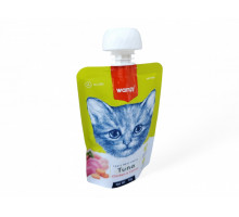 WANPY Мясная паста с тунцом, для кошек, 90г, (40090)