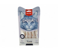 WANPY Кремовое лакомство с тунцом и крабом, для кошек, 70г, 5шт, (40099) WANPY Кремовое лакомство с тунцом и крабом, для кошек, 70г, 5шт, (40099)