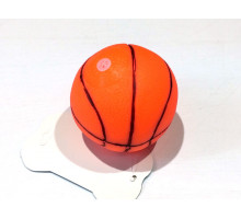 Мяч баскетбол, винил с пищалкой d6cm, (41124)