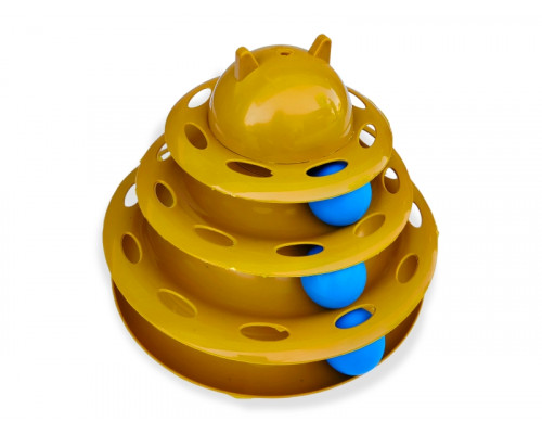 Игрушка интерактивная для кошек, трехярусная, Турция, (41329)