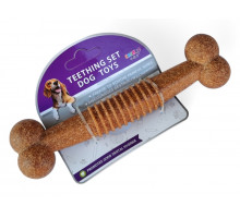 Жевательная игрушка для собак, кость средняя, 21*5,5см, 160г, (41345)