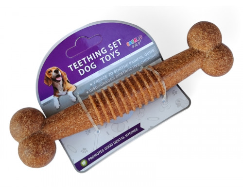 Жевательная игрушка для собак, кость средняя, 21*5,5см, 160г, (41345)