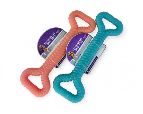 Жевательная игрушка, светящаяся, кость, 32*11см, (41350)