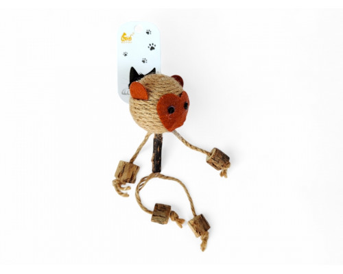 Игрушка сизалевая, Обезьянка, на блистере, (41425)
