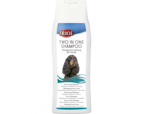 Trixie Two in One Shampoo, шампунь и кондиционер для собак, 250 мл