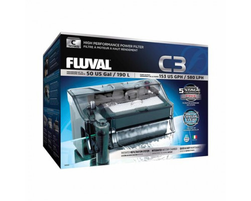 Hagen Fluval C3 – навесной фильтр для аквариума до 190 л