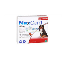 NexGard для собак 25-50 кг, 3 таблетки