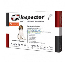 Inspector Total C капли для собак 10-25 кг, 1 пипетка