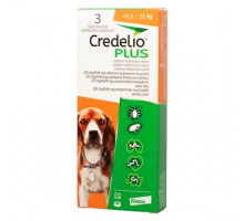 Credelio Plus 225 mg caini (5.5 - 11 kg) - 3 tablete Comprimat masticabil pentru utilizare la câini cu sau expuși riscului de infestări