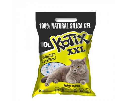 Kotix Natural Силикагелевый наполнитель для кошачьего туалета