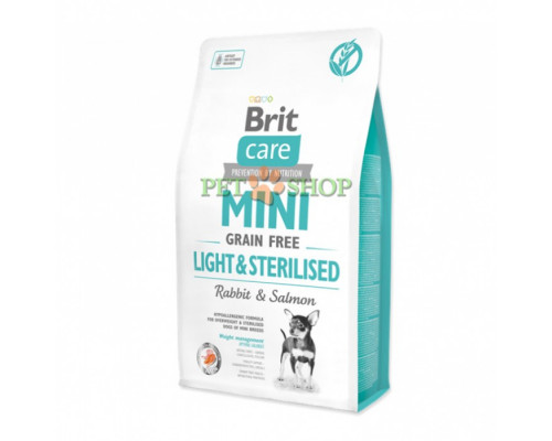 Brit Care Mini Light, Sterilised 2 kg