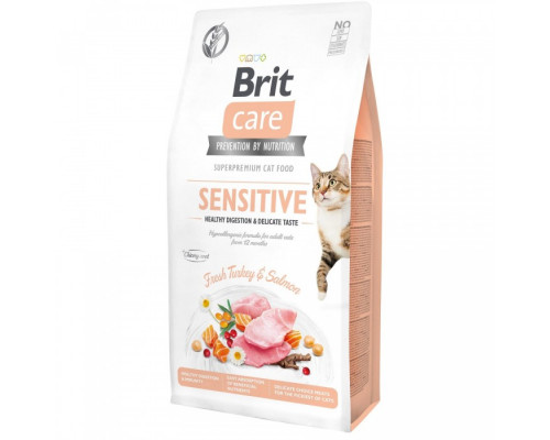 Brit Care Cat Grain-Free Sensitive and delicate taste 1 кг на развес
