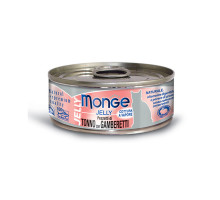 Monge Cat Jelly Can Yellowfin Tuna With Shrimp 80g