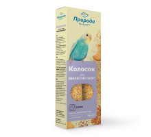 Палочки для волнистых попугаев Колосок бисквит 140 г.