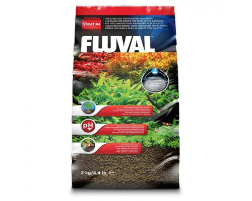 Hagen Fluval Plant & Shrimp Stratum 2 кг – питательный вулканический грунт для растений и креветок