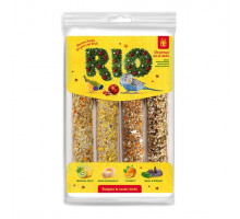 RIO Новогодний набор вкусных палочек для попугаев и других мелких птиц 4*45 гр