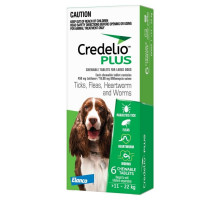 Credelio Plus 450/16.88 mg caini (11-22 kg) - 3 tablete