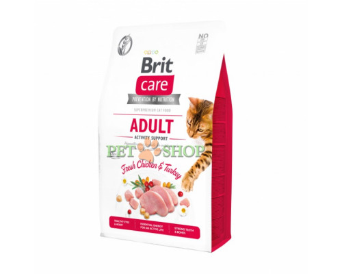 Brit Care Cat Grain-Free Adult Activity Support 2 kg
