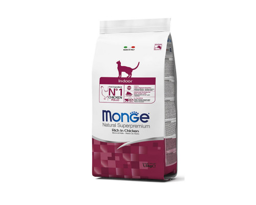 Monge Dry Cat Indoor Chicken 10кг