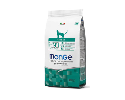 Monge Dry Cat Hairball Chicken