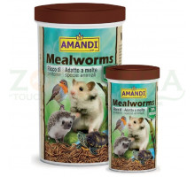Prodac Mealworms 250 ml/ 31 gr Натуральный корм из сушёных мучных червей для рептилий, птиц и декоративных животных
