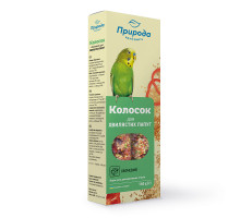 Палочки для волнистых попугаев Колосок овощной 140 г.