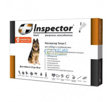 Inspector Total C капли для собак 25-40 кг, 1 пипетка