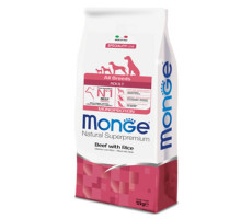 MONGE DRY DOG ALL BREED ADULT MONOPROTEIN BEEF/RICE 12kg