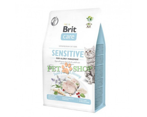 Brit Care Cat Grain-Free Insect, Herring Sensitive 2 kg