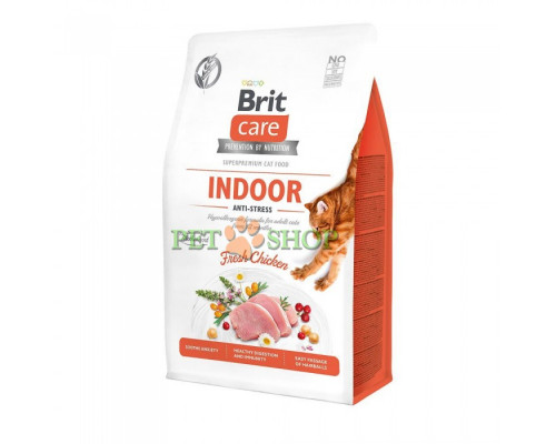 Brit Care Cat Grain-Free Indoor Anti-stress 2 kg