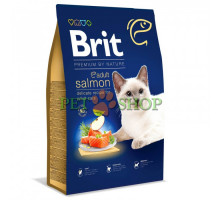 Brit Premium by Nature Cat Adult с лососем 8 кг