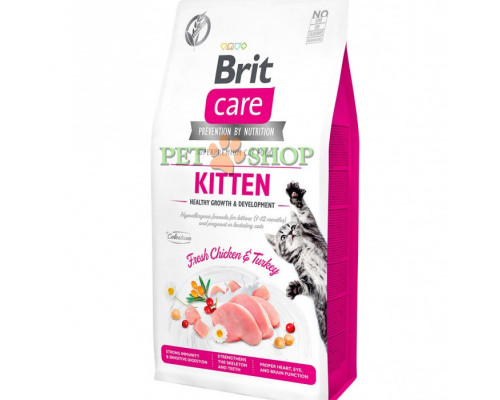 Brit Care Cat Grain-Free Kitten Healthy Growth 7 kg